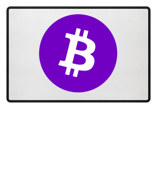 Bitcoin in Violett