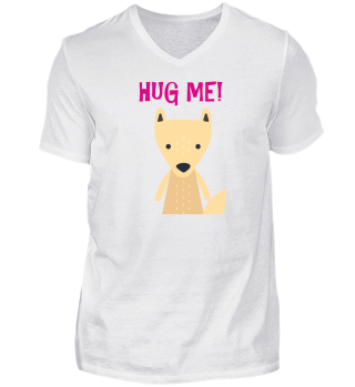 Cute fox hug me gift idea