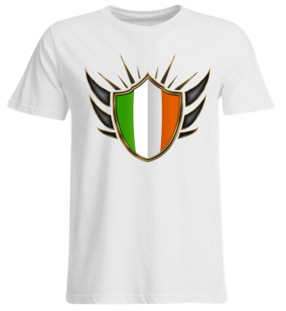 Irland-Ireland Wappen Flagge 014
