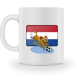 Holland soccer cat