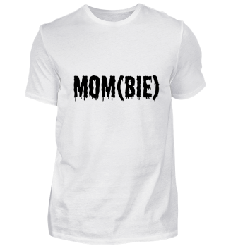 Mombie Halloween Shirt blut Schrift