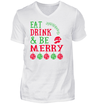 Eat Drink Merry Christmas Weihnachten
