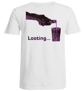 looting drawn purple back