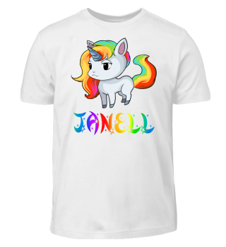 Janell Unicorn Kids T-Shirt
