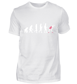 Evolution zur Sportler - T-Shirt