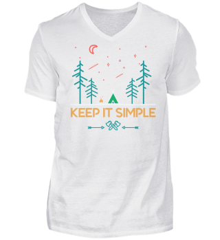 KEEP IT SIMPLE CAMPING T-SHIRT