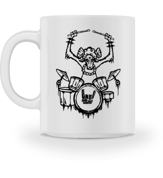 Heavy Metal Headbanger Gift Drummer