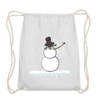 Frosty Dabbing Snowman Christmas Winter