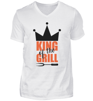King Of The Grill Funny Men's Barbecue Crown