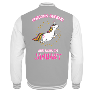 Unicorn Queens are Born in January Shirt