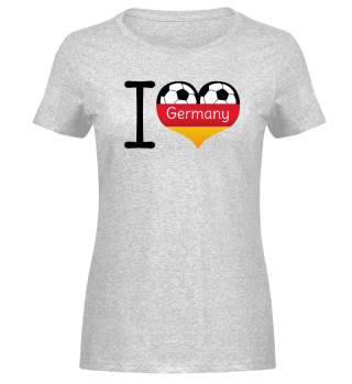 Deutschland Love Big - Shirt Fußball WM