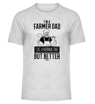 Cool father is farmer