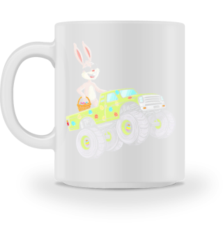 Easter Rabbit Riding Monster Truck