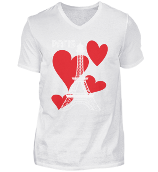 Tourist Paris Heart Eiffel Tower France Souvenir French