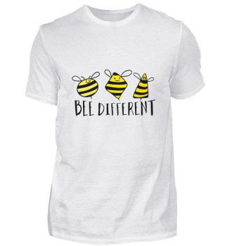 Bee different, 3 glückliche Bienen