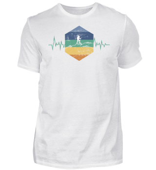 Herzschlag Wandern | T-Shirt | Sport