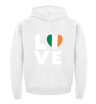 I love LOVE Ireland Flag Flag Heart