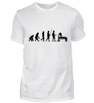 Evolution zum Sportler - T-Shirt