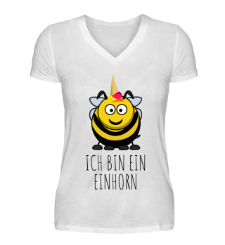 Ich bin ein Einhorn - süße Biene Shirt