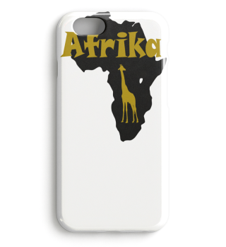 Afrika mit Giraffe