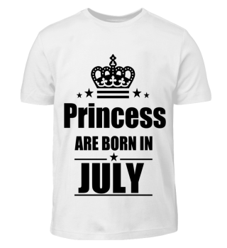 Princess are born in July