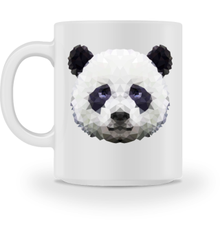 Pandakopf Geometrisch - Pandabär