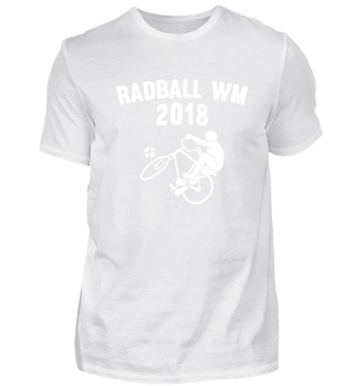 Radball WM Weiß Hallenradsport Shirt