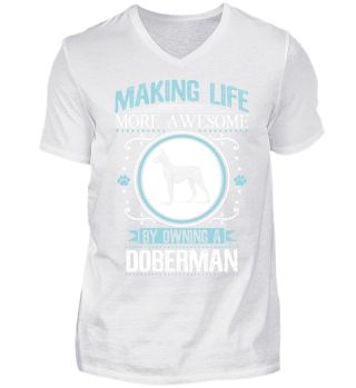 Doberman Dog Breeder Pet Owner Puppy Funny Cute Cool Quote Gift