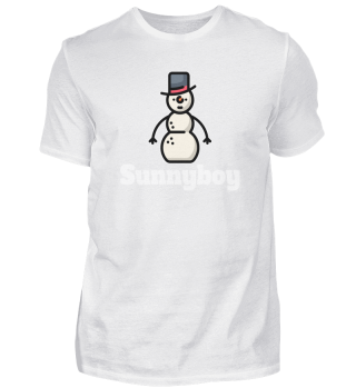 Slightly Wrong Funny Snowman design sunnyboy
