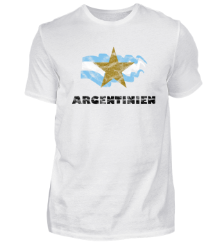 Fußball Flagge Vintage Stern Argentinien