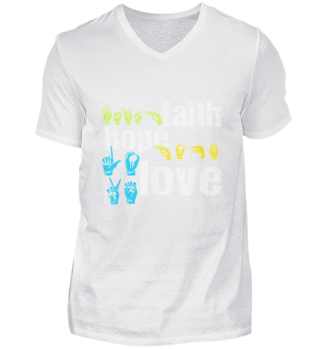 ASL Faith Hope Love