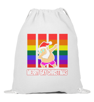 Merry Gay Christmas LGBT Santa Xmas Chri