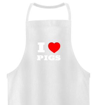 I Love Pigs Heart Pig Owner Lover Farmer