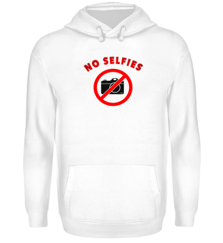 NO SELFIES Photo Camera Selfie Shirt