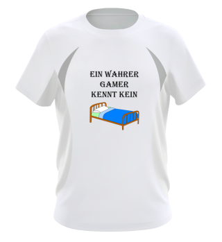 Wahre Gamer kennen kein Bett - Geschenk