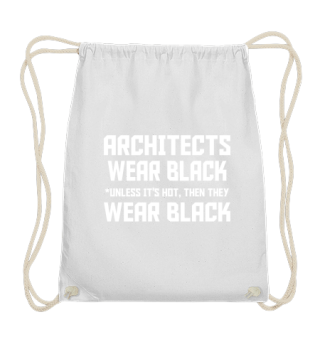 Architects wear black 
