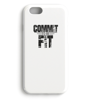 Fitness Gift Shirt Gym Commit Fit Tee W