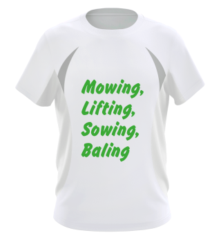 Mowing, lifting, sowing, bailing