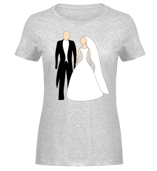 Brautpaar Cartoon Hochzeit-Design