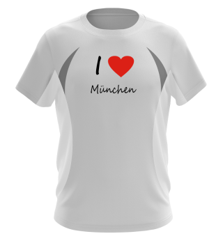 I love München Herz Geschenk Idee