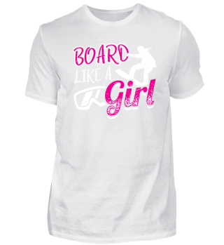 Funny Snowboard Shirt Board Like A