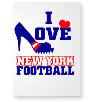 Love heart New York football