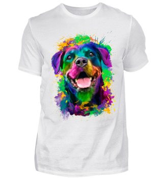 PoPArt ROTTWEILER Hunde T-Shirt