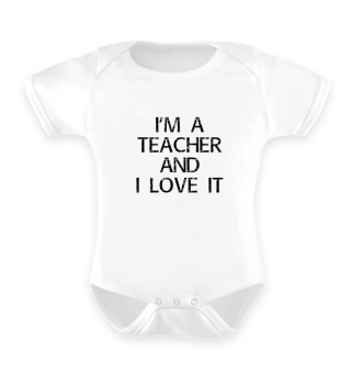 I'm a teacher and I love it Lehrer cool