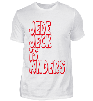 Jede Jeck is anders