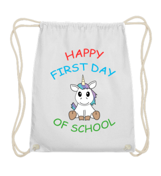 Happy first Day of School Unicorn Start