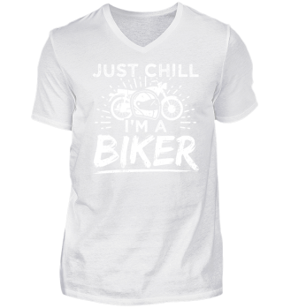 Funny Motorcycle Shirt Just Chill