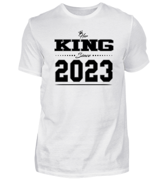 2023 Her King since geschenk partner 