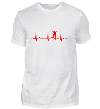 GIFT-ECG HEARTLINE SKATEBOARD RED
