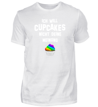Cupcake T-Shirt - Ich will Cupcake
